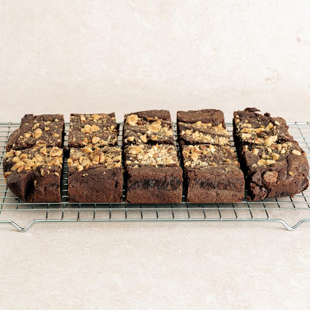 Brownie plaatgebak