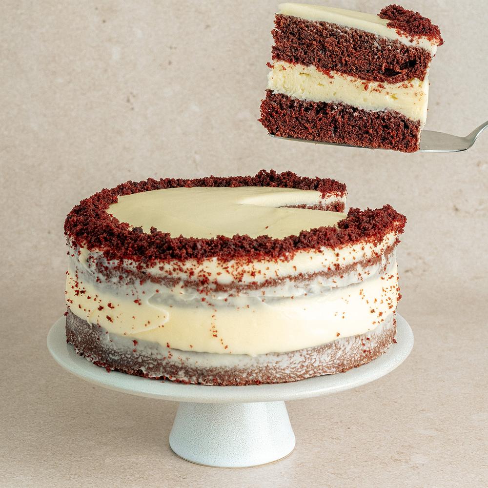 Red velvet stapeltaart