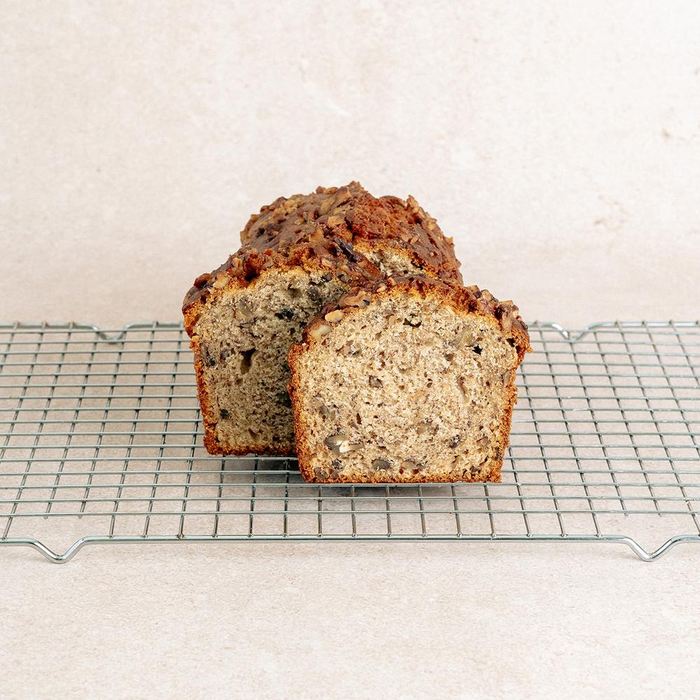 Vegan bananenbrood met pure chocolade
