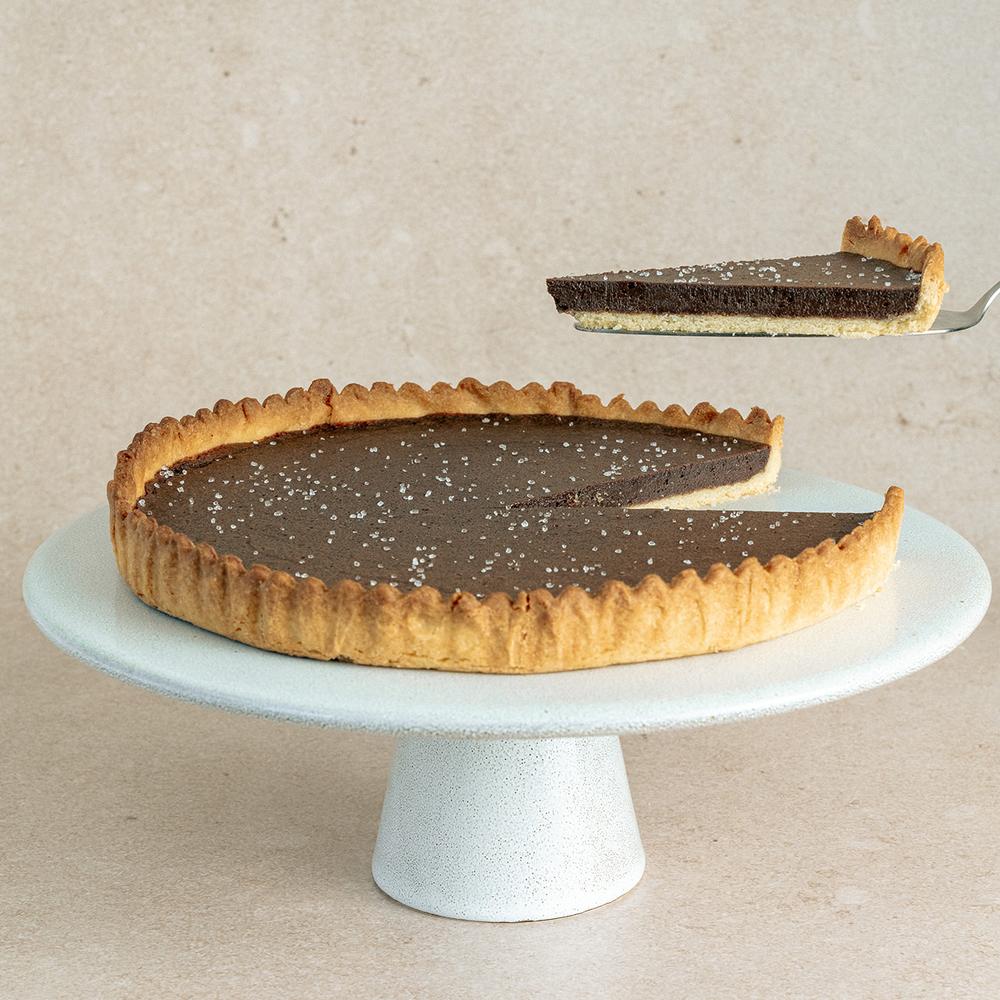 Chocoladetaart met zeezout