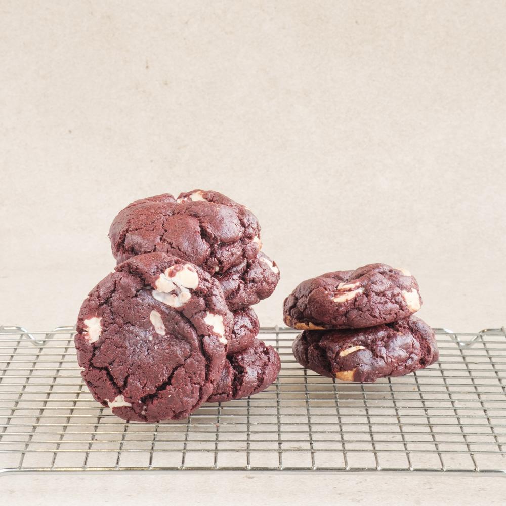 Red velvet cookies